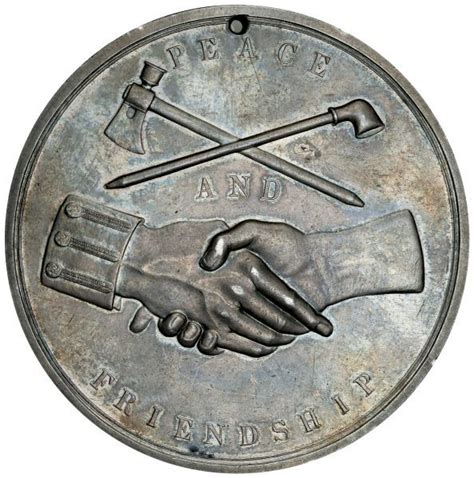 4th U S President James Madison S Reverse Side Of His Peace Medal