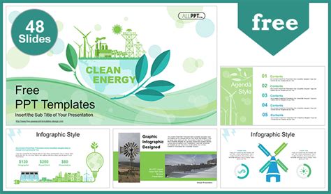 Green Energy Powerpoint Template Free