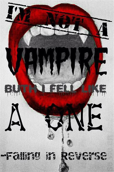 Im Not A Vampire From The Album The Drug In Me Is You Falling In