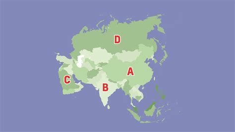 The Asia Map Quiz