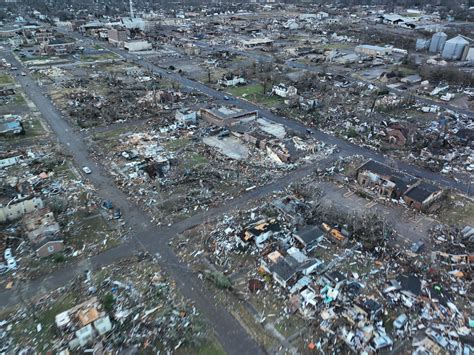 Tornado Devastation In Mayfield Ky Dec 11 2021 Rpics