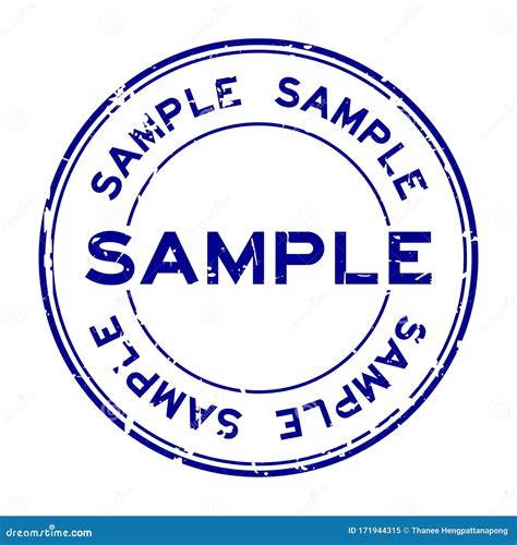 Round Rubber Stamp Template
