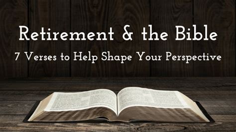 Retirement And The Bible 7 Verses To Help Shape Your Perspective Avalome