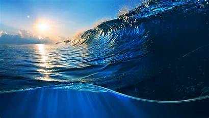 4k Sunlight Ocean Waves Scenery Wave Ultra