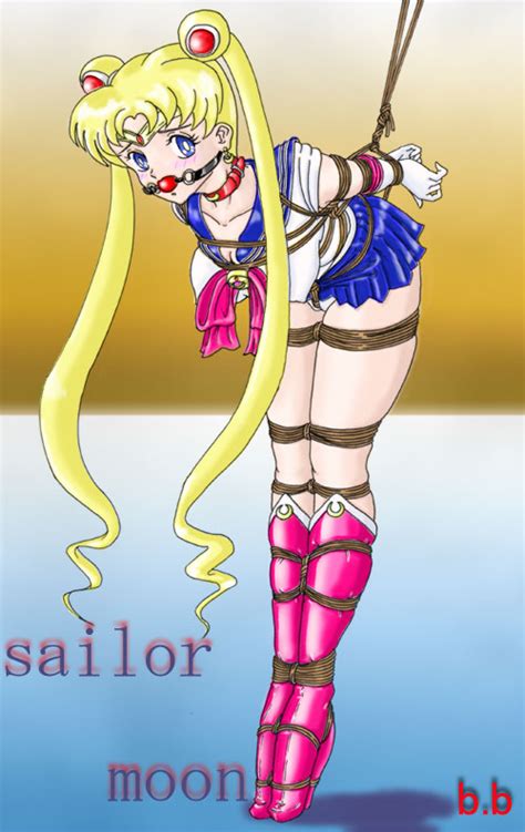 Amiba00 Sailor Moon Tsukino Usagi Bishoujo Senshi Sailor Moon 1990s Style 1girl Ball Gag