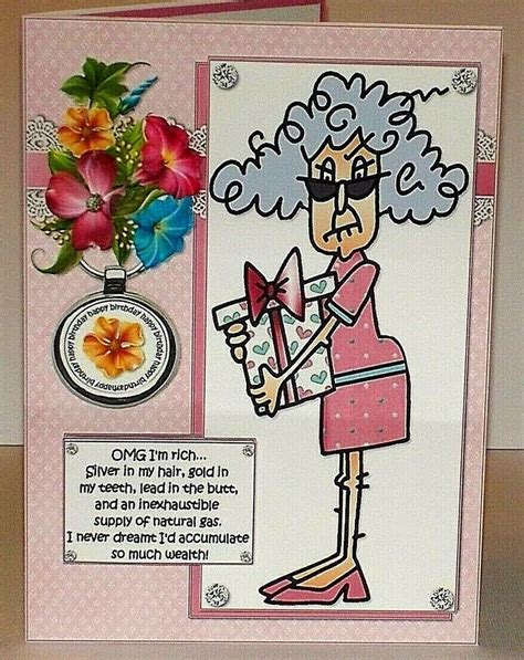 Season nine production begins for hallmark series Handmade Greeting Card 3D Humorous Birthday With An Older Lady | eBay