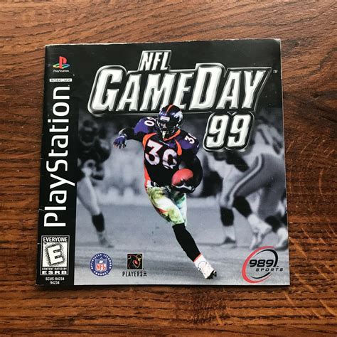 Nfl Gameday 99 1999 Football Ps1 Playstation 1 Ps One Instruction