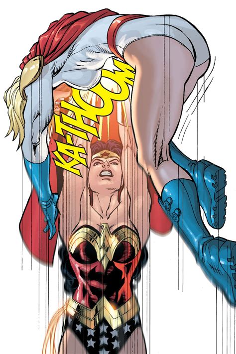 Wonder Woman Vs Power Girl By Chris Batista And Fernando Dagnino