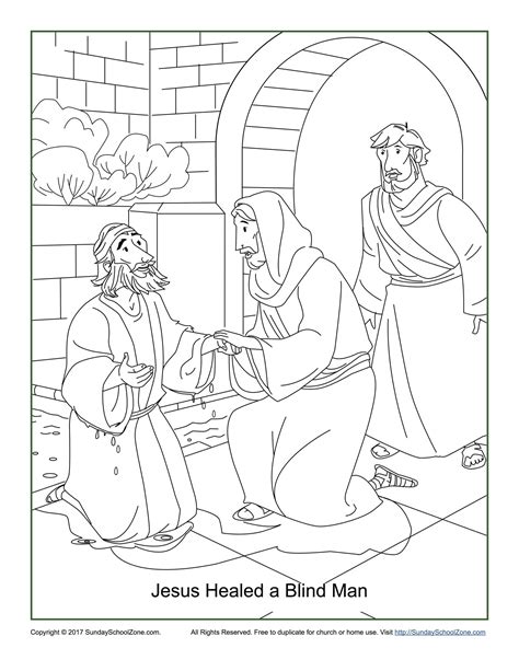 Jesus Heals The Paralyzed Man Colouring Pages At GetColorings