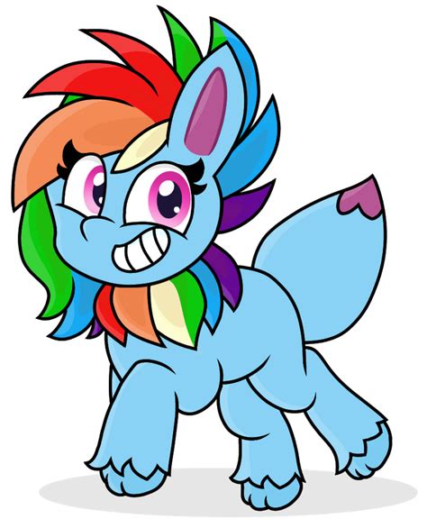 Rainbow Eevee In Pony Life By Rainboweevee Da On Deviantart
