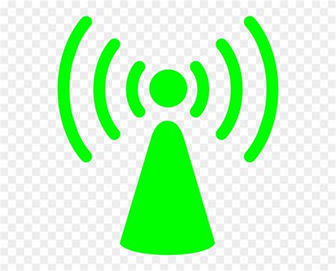 Tower Green Clip Art Wireless Access Point Icon Full Size Png