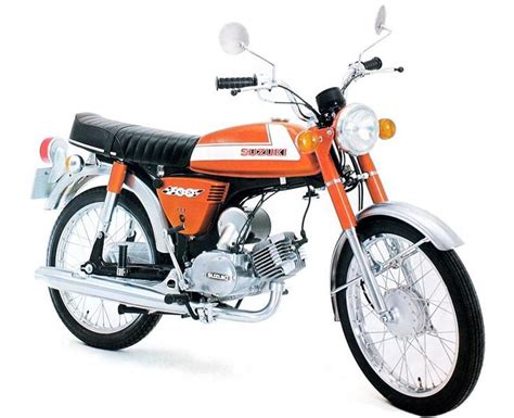 1973suzukia100orange Suzuki Bikes Classic Motorcycles Suzuki
