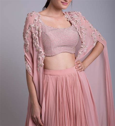 mehendi dress lengha blouse designs ridhi mehra runway 2020 pink lehenga blouse and skirt