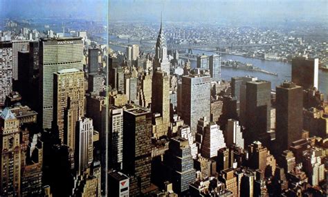 Vintage Manhattan Skyline