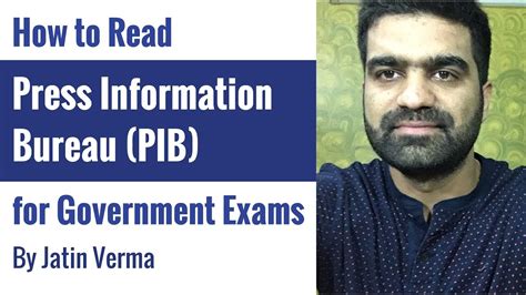 Pib How To Read Press Information Bureau For Government Exams By Jatin