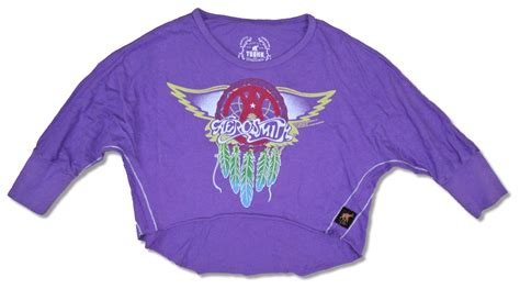 Aerosmith Wings Trunk Ltd Youth Cropped Long Sleeve Tee