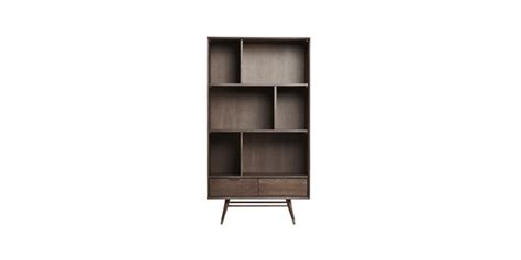 Bookshelf icon in trendy design style. Bookcase Transparent Background Awesome Block 2 Drawer ...