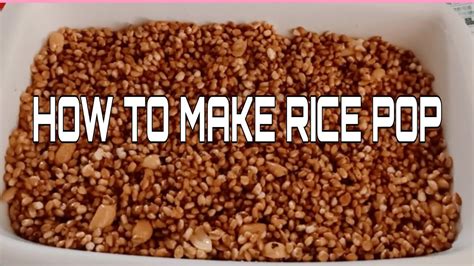 How To Make Rice Pop Youtube