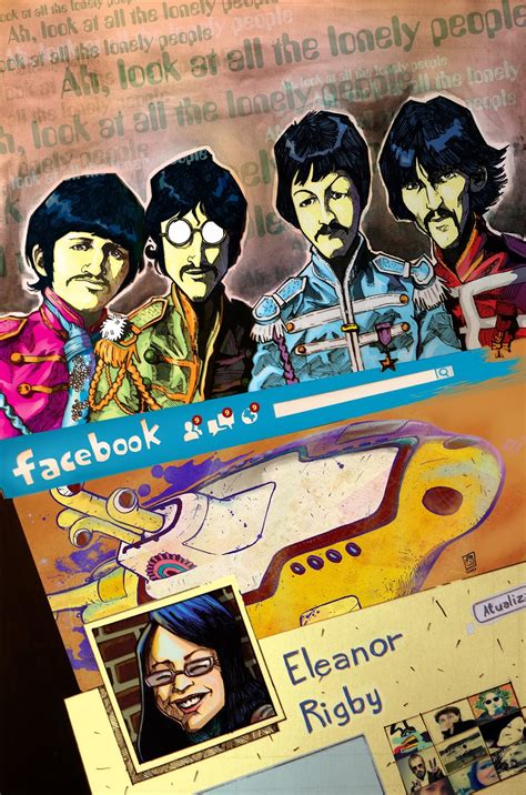 The Beatles Facebook Caraca Desenhos