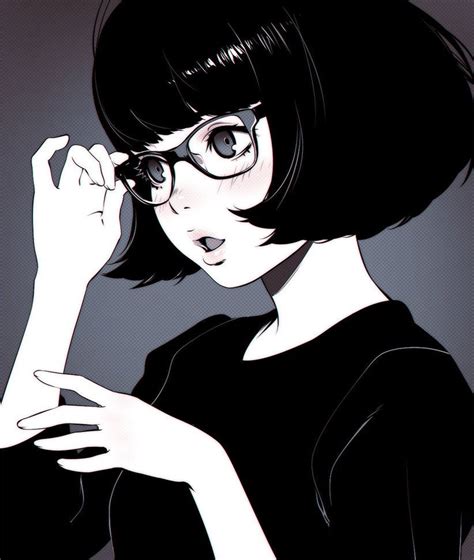 Glasses Manga Art Character Art Anime Drawings