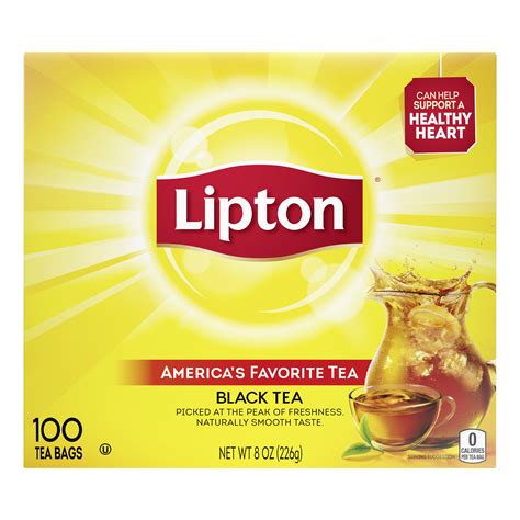 Lipton Black Tea Tea Bags 8 Oz 100 Count