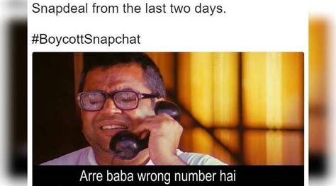 These Memes On The Snapchat Snapdeal Confusion Will Leave You In Splits