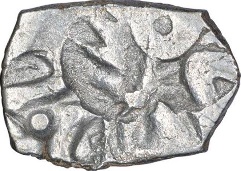 Punch Marked Silver Half Karshapana Coin Of Kosala Janapada