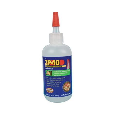 Fastcap 2p 10 Professional Jel 10 Oz Wood Formula Super Glue Adhesive