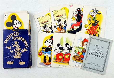 Walt Disney Card Game Shuffled Symphonies 1930s Catawiki