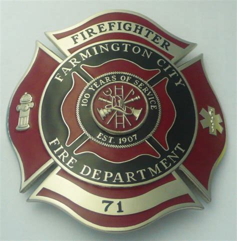 Custom Fire Department Badges And Firefighter Badge Design Creative