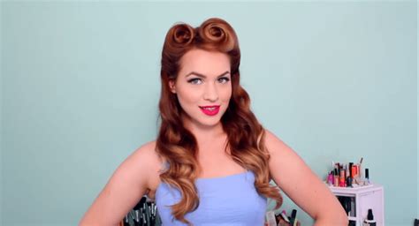 Hair Diy 1940s50s Pinup Hair And Makeup Tutorial By Kayley Melissa