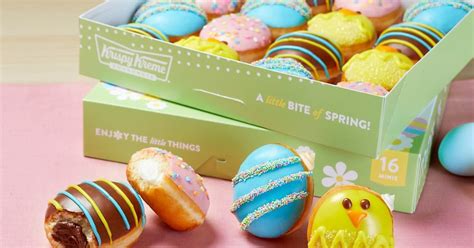 Krispy Kremes Easter 2022 Doughnuts Include 3 New Spring Minis