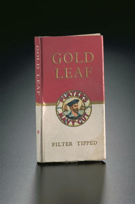 Gold Leaf Cigarette Box