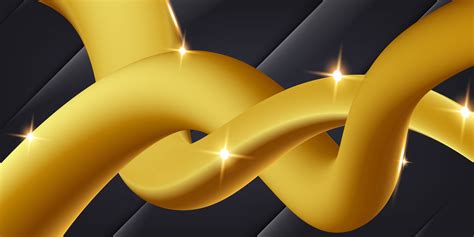 Flowing Gold Lines On Black Background 1056847 Vector Art At Vecteezy
