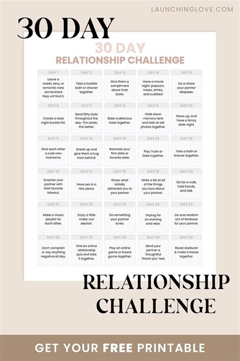 increase intimacy with our free 30 day relationship challenge in 2021 relationship challenge