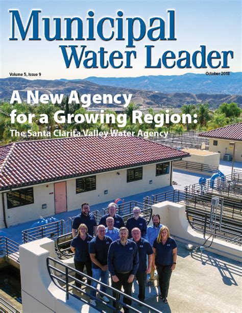 Volume 4 Issue 9 October 2018 Municipal Water Leader Magazine