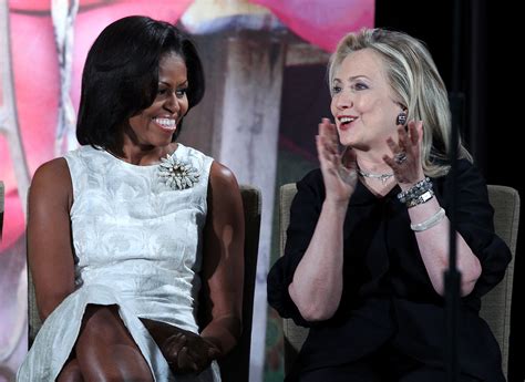 Michelle Obama Edges Out Hillary Clinton In First Ladies Poll Politics Us News
