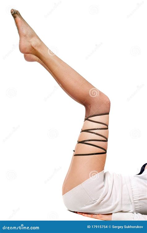 Beautiful Shapely Women S Legs In Pantyhose Stock Photo Image Of