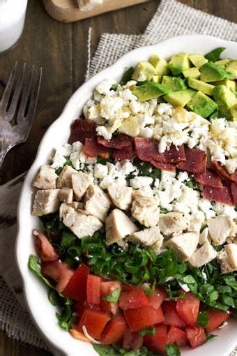 Protein in your diet provides energy and supports your mood and cognitive function. Healthy Recipe: High Protein Skinny Cobb Salad (Low Carbs, Low Calorie, Low Fat)