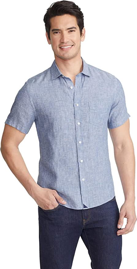 Untuckit Valente Wrinkle Resistant Untucked Linen Shirt For Men