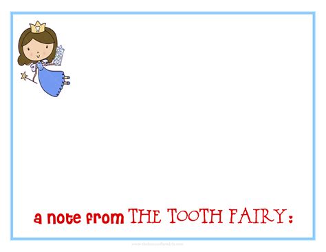 Tooth Fairy Letterhead Template Free Free Templates Printable