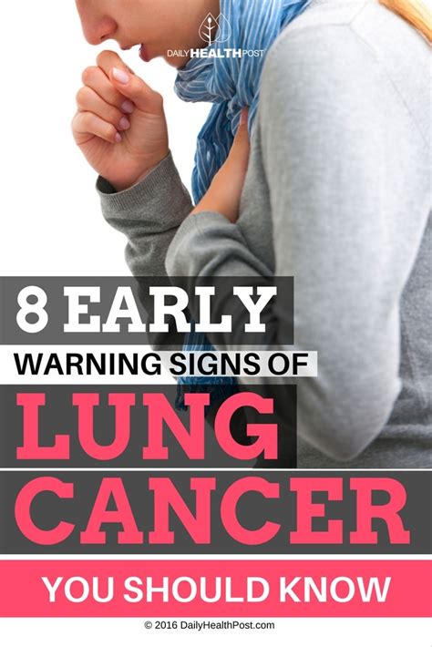 8 Early Warning Signs Of Lung Cancer You Should Know