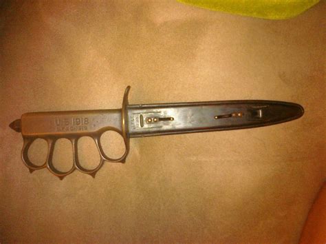 1918 Brass Knuckle Knife