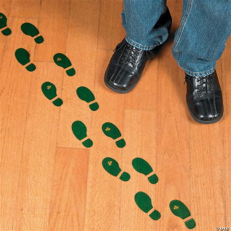 Leprechaun Footprint Floor Decals Discontinued