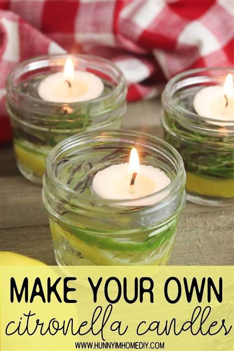 This Diy Mosquito Repellent Candle Is Not Only Easy To Make But Its