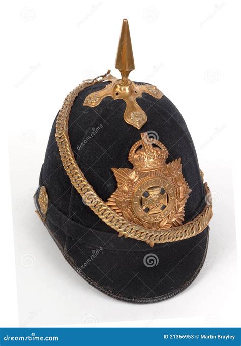 Ww1 Ornate British Military Helmet Stock Image Image Of Headgear