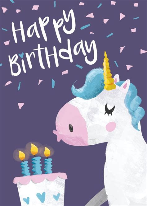 Unicorn Birthday Greetings Quotes Happy Birthday Wishes Messages