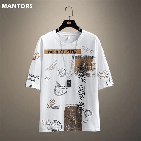 New Summer Mens T Shirt 2022 Fashion Print T Shirt Mens Hip Hop Short