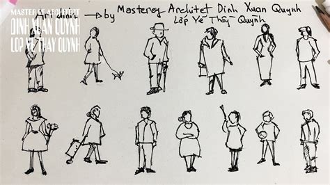 Human Figures for Architectural Sketches - Architecture Daily Sketches