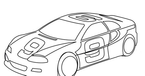 Dibujo De Carro De Carrera Para Colorear Colorea El Dibujos